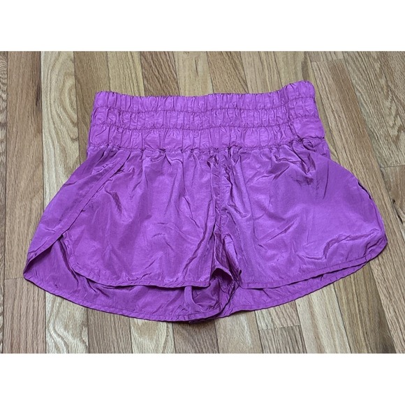 Free People FP  Movement Athletic Fuchsia Pink "The Way Home" Shorts - Picture 1 of 5